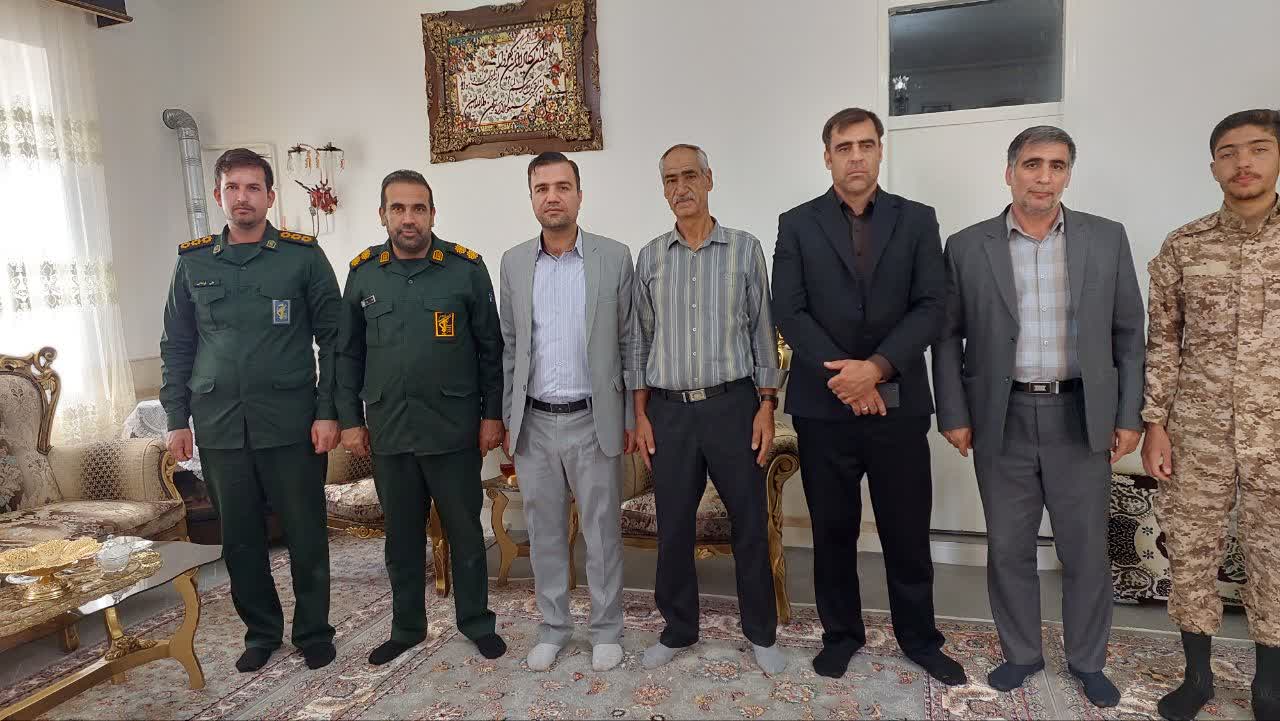 دیدار با جانباز معزز و سرافراز احد جمالی در شهر خنجین