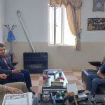 جلسه شهردار خنجین با مدیران بانک کشاورزی استان مرکزی و خنجین