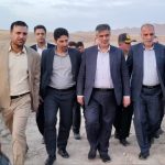 بازدید دکتر زندیه وکیلی استاندار مرکزی از پروژه گردشگری تاریخی دستکند زیرزمینی شهرداری خنجین